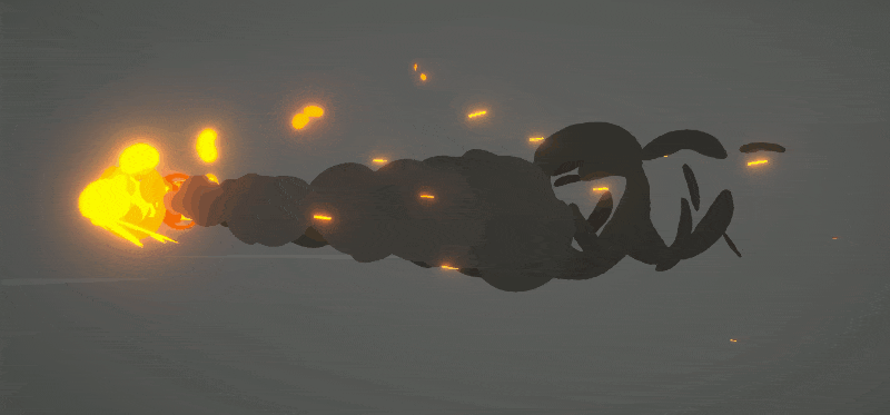 fireball vfx made with unity